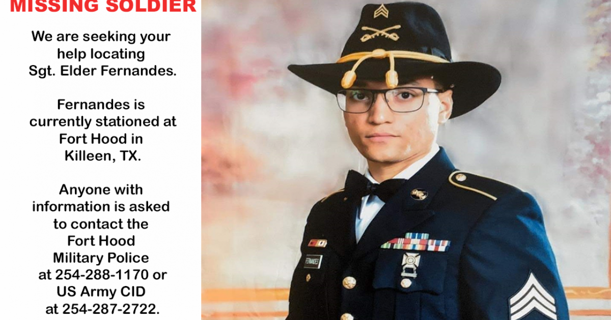Another Soldier Missing from Ft. Hood